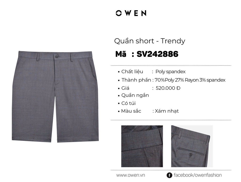 QUẦN SHORT SV242886 - Ảnh 4