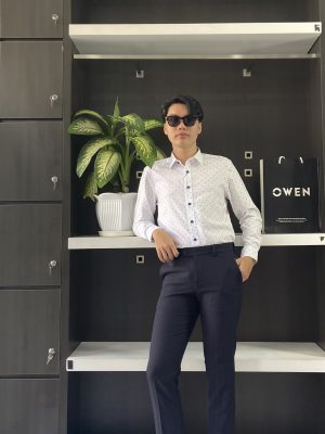 QUẦN TÂY XANH ĐEN NANO QRT23885