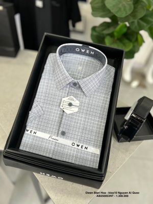 ÁO SƠ MI NGẮN TAY AB250053NT