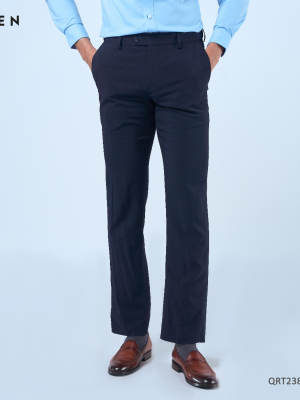 QUẦN TÂY XANH ĐEN POLY QRT231507