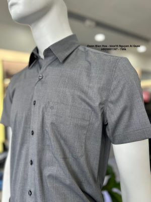 Alternative view of ÁO SƠ MI NGẮN TAY LENZING MODAL AB250011NT