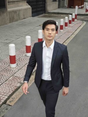 Alternative view of ÁO VEST XANH ĐEN VES231493