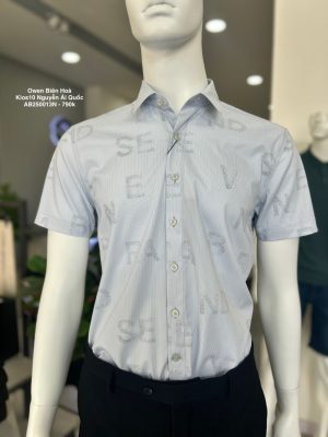 Alternative view of ÁO SƠ MI NGẮN TAY AB250013N