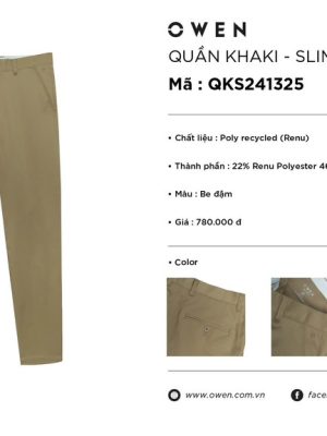 QUẦN KHAKI QKS241325