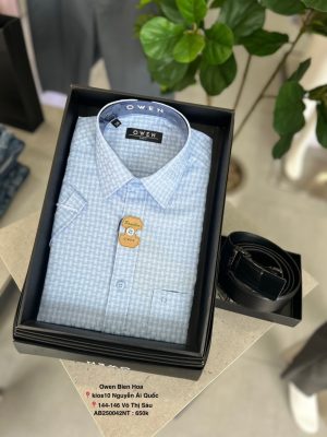 ÁO SƠ MI NGẮN TAY AB250042NT