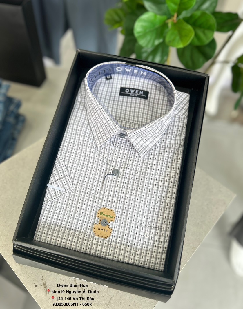 ÁO SƠ MI NGẮN TAY AB250065NT