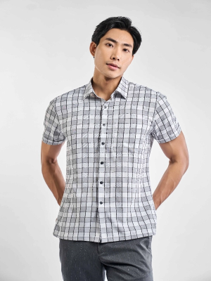 ÁO SƠ MI NGẮN TAY AB230108NT