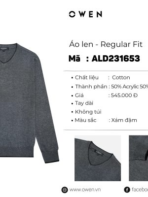 ÁO LEN DÀI TAY ALD231653