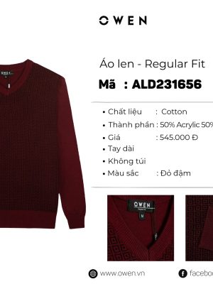 ÁO LEN DÀI TAY ALD231656
