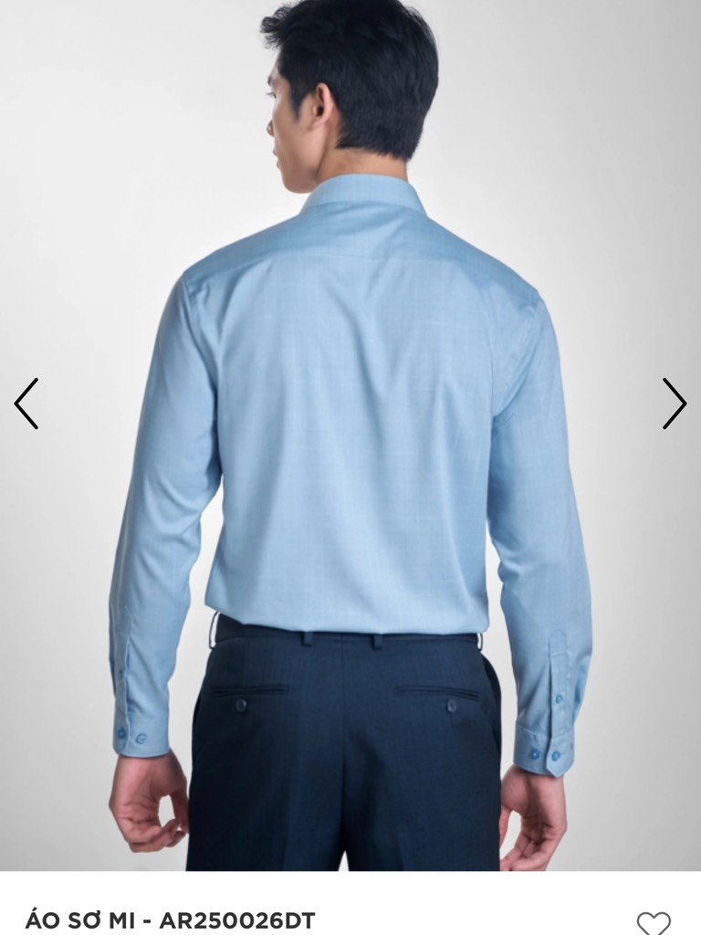 ÁO SƠ MI DÀI TAY AR250026DT - Ảnh 5