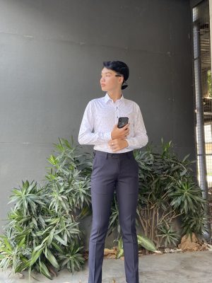 QUẦN TÂY XANH ĐEN NANO QS23883