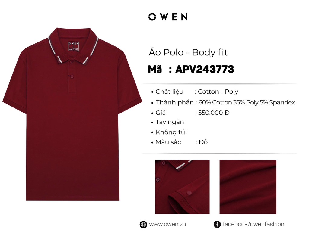 ÁO THUN POLO APV243773 - Ảnh 3