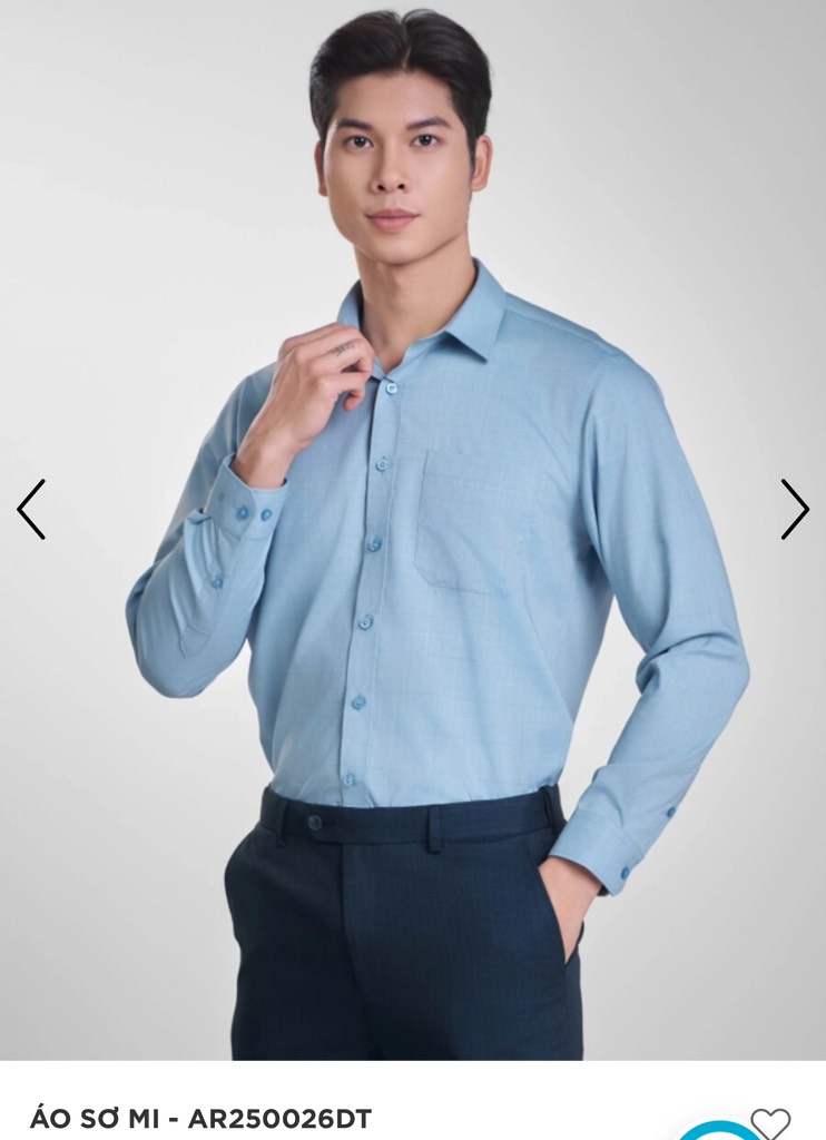 ÁO SƠ MI DÀI TAY AR250026DT - Ảnh 4