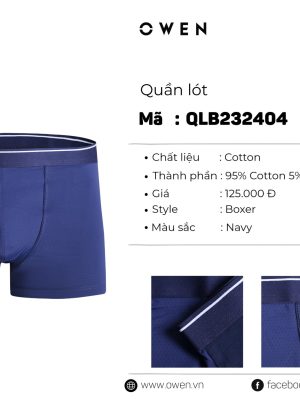 QUẦN LÓT BOXER XANH QLB232404