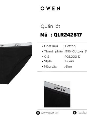 Alternative view of QUẦN LÓT TAM GIÁC QLR242517