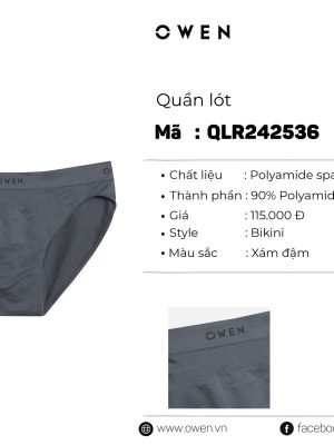 Alternative view of QUẦN LÓT TAM GIÁC QLR242536