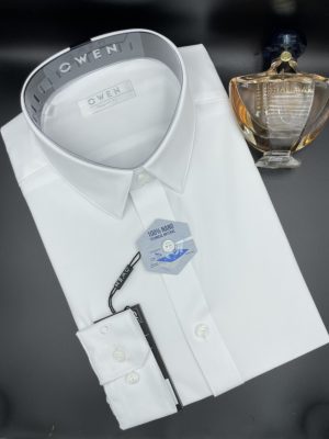 Alternative view of ÁO SƠ MI TRẮNG DÀI TAY Poly NANO KHÔNG TÚI AS240302D