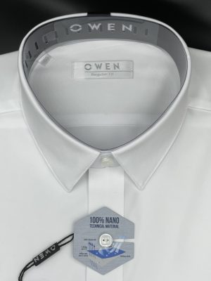 Alternative view of ÁO SƠ MI TRẮNG DÀI TAY NANO CÓ TÚI AR230315DT