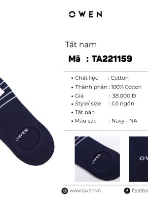 TẤT BÀN XANH ĐEN TA221159