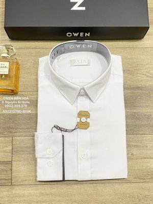 ÁO SƠ MI TRẮNG DÀI TAY BAMBOO AS221270D vân