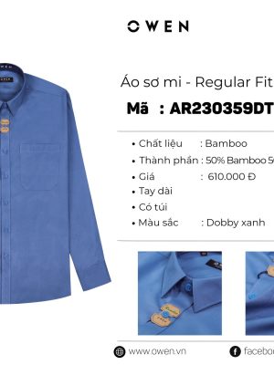 Alternative view of ÁO SƠ MI DÀI TAY AR230359DT