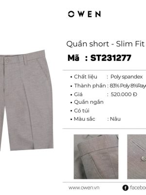 Alternative view of QUẦN SHORT ST231277