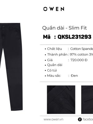 Alternative view of QUẦN KHAKI QKSL231293