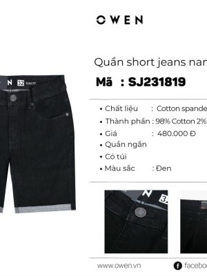 QUẦN SHORT JEAN SJ231819