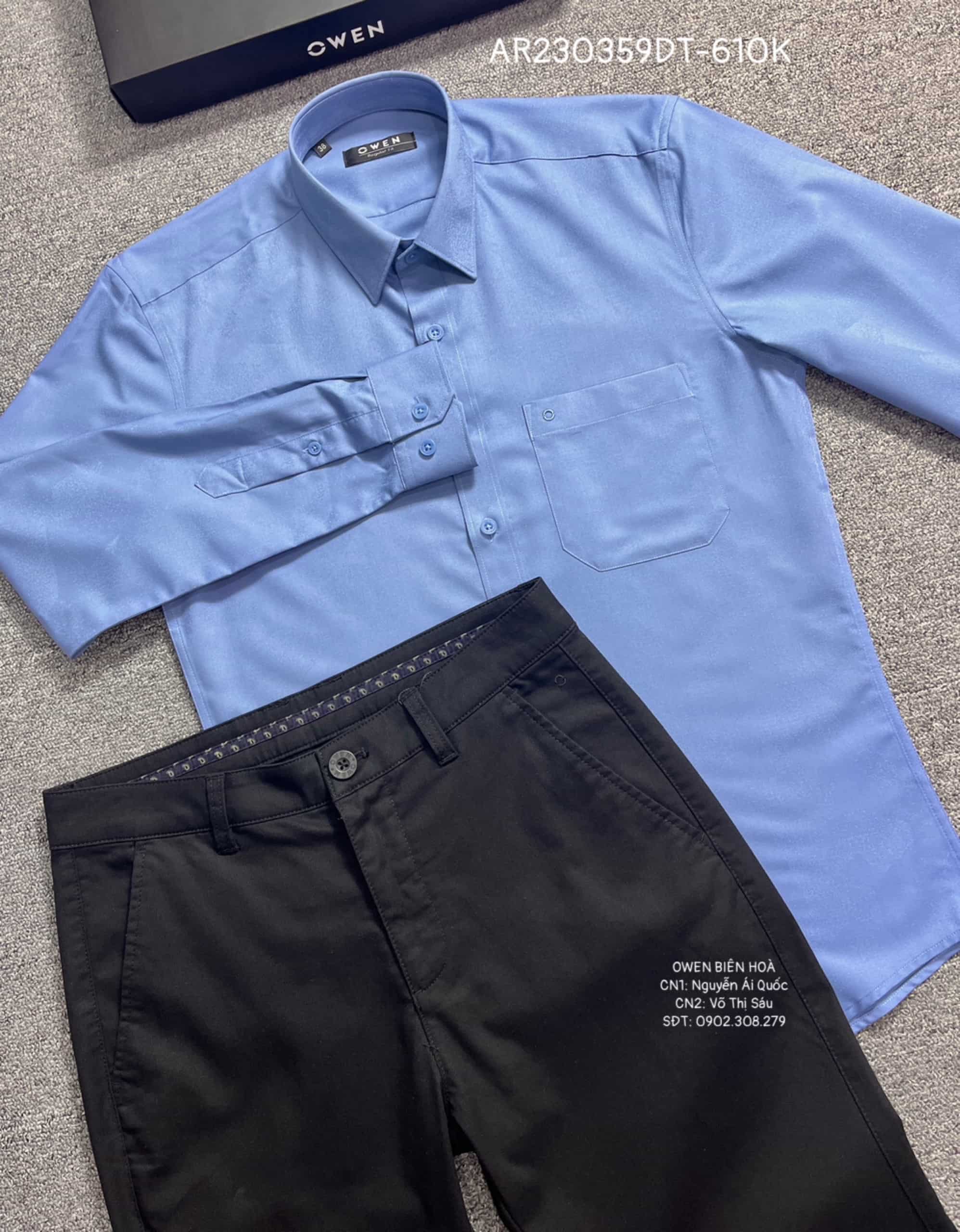 ÁO SƠ MI DÀI TAY AR230359DT - Ảnh 3