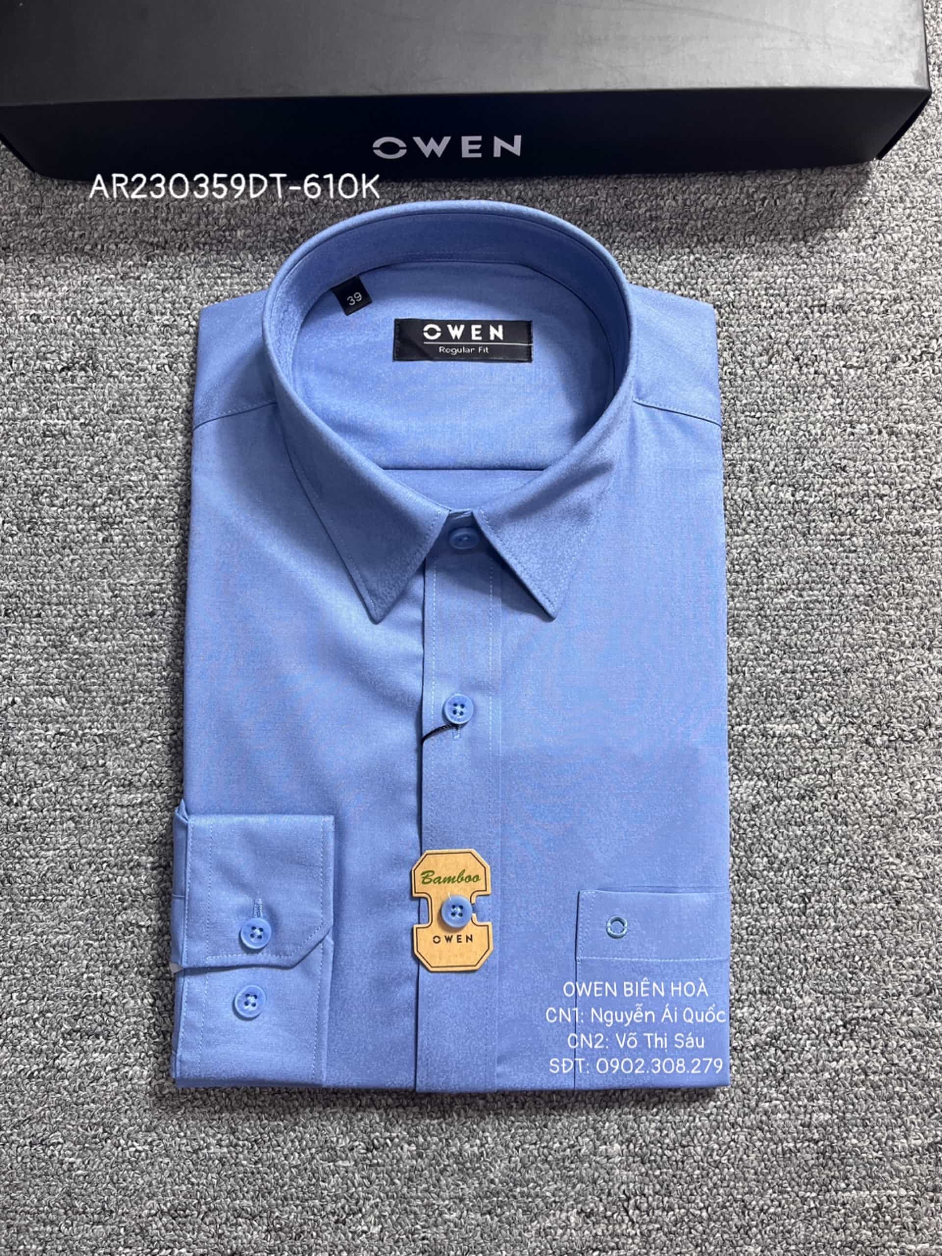 ÁO SƠ MI DÀI TAY AR230359DT