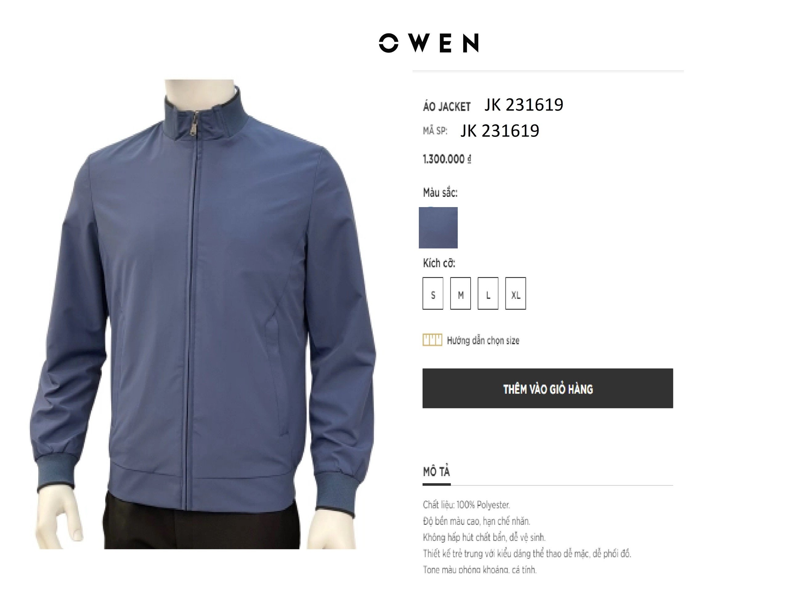 ÁO KHOÁC JK231619 - Ảnh 2