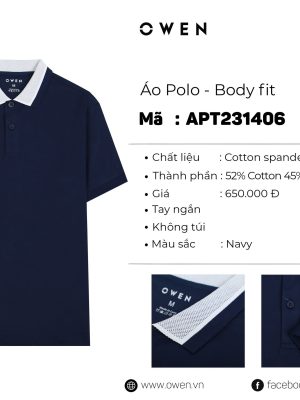 Alternative view of ÁO THUN POLO APT231406