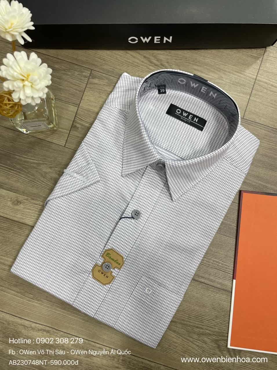 ÁO SƠ MI NGẮN TAY AB230748NT - Ảnh 3