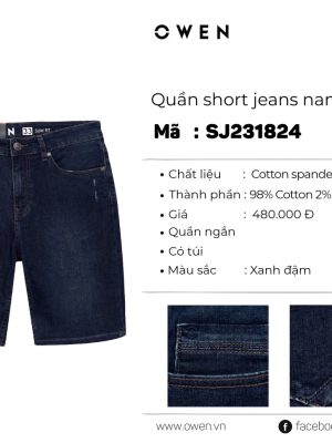 QUẦN SHORT JEAN SJ231824