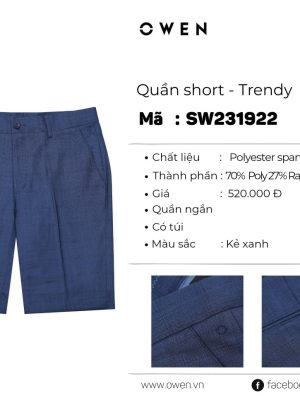 Alternative view of QUẦN SHORT SW231922