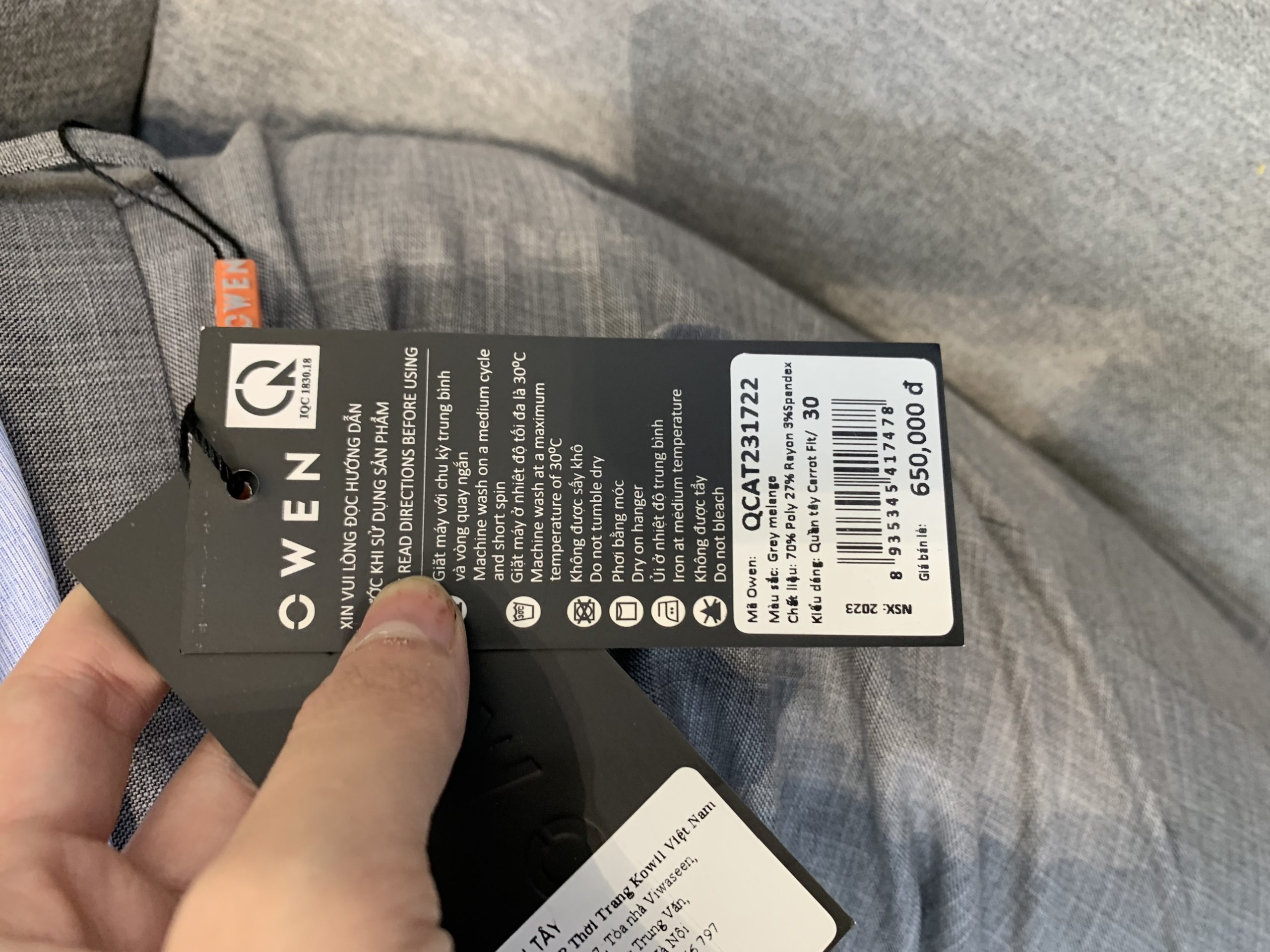 QUẦN TÂY QCAT231722 - Ảnh 4