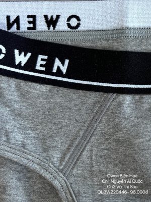 Alternative view of QUẦN LÓT TAM GIÁC XÁM NHẠT QLBW220446