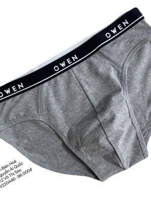 QUẦN LÓT TAM GIÁC XÁM NHẠT QLBW220446