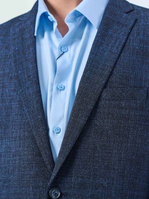 Alternative view of ÁO BLAZER XANH TÍM THAN BL231490