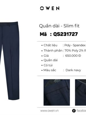 QUẦN TÂY QS231727