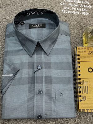 ÁO SƠ MI NGẮN TAY AB240549NT