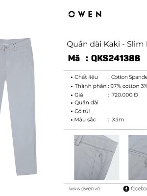 QUẦN KHAKI QKS241388