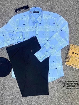 Alternative view of ÁO SƠ MI DÀI TAY AR240703DT