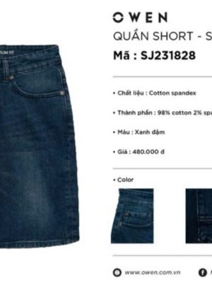 QUẦN SHORT JEAN SJ231828