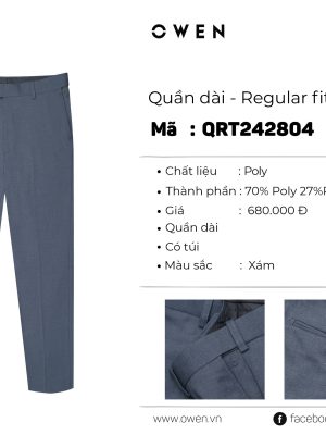 Alternative view of QUẦN TÂY QRT242804