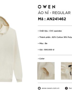 ÁO THUN NỈ AN241462