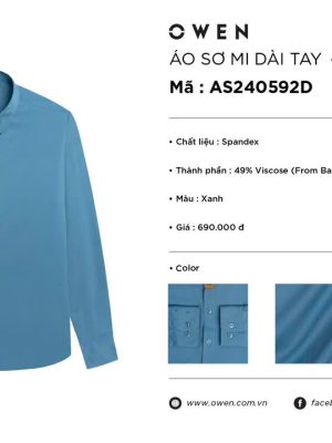 ÁO SƠ MI DÀI TAY AS240592D