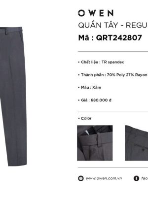 QUẦN TÂY QRT242807