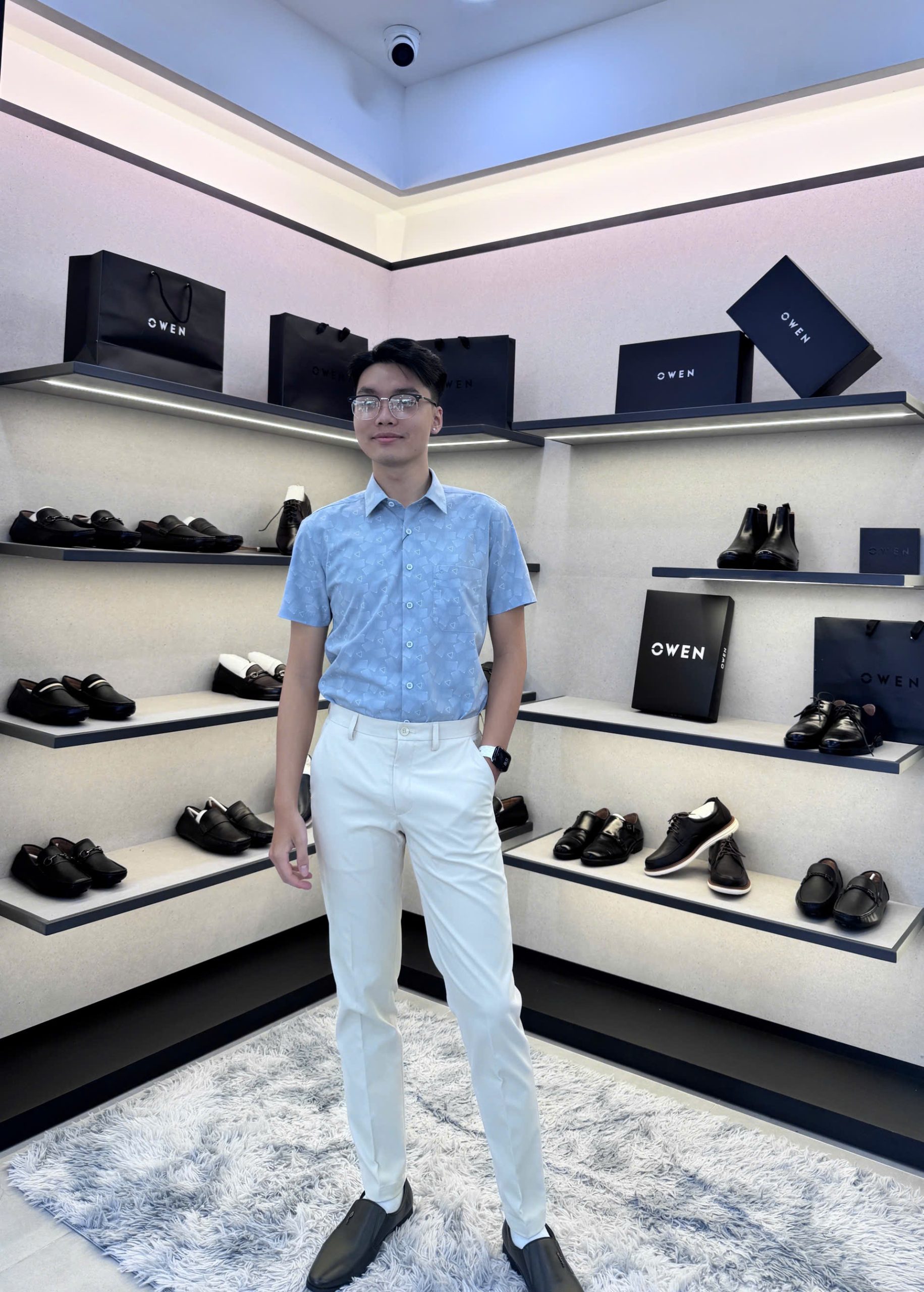 ÁO SƠ MI NGẮN TAY AB255009NT - Ảnh 2