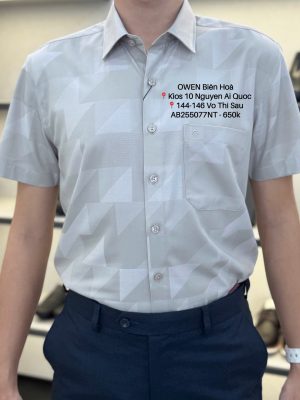 Alternative view of ÁO SƠ MI NGẮN TAY AB255077NT